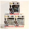 Image 1 : 3PK OF STAR WARS FUNKO POPS; THE FIGHTER PILOT