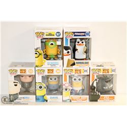 6PK OF ASSORTED FUNKO POPS; VARIETY PACK