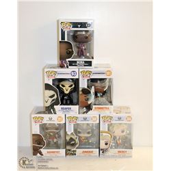 6PK OF ASSORTED FUNKO POPS; OVERWATCH VARIETY PACK