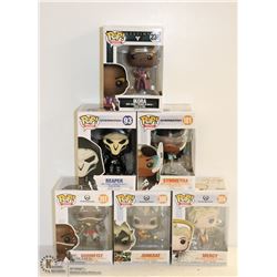 6PK OF ASSORTED FUNKO POPS; OVERWATCH VARIETY PACK