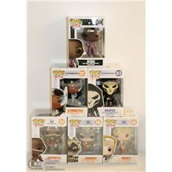 6PK OF ASSORTED FUNKO POPS; OVERWATCH VARIETY PACK