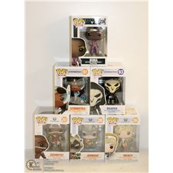6PK OF ASSORTED FUNKO POPS; OVERWATCH VARIETY PACK
