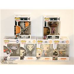 6PK OF ASSORTED FUNKO POPS; OVERWATCH VARIETY PACK