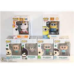 6PK OF ASSORTED FUNKO POPS; VARIETY PACK
