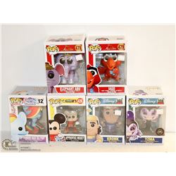 6PK OF ASSORTED FUNKO POPS; DISNEY VARIETY PACK