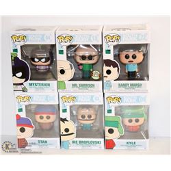 6PK OF ASSORTED FUNKO POPS;  SOUTH PARK PACK