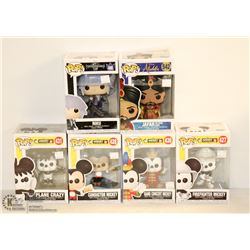 6PK OF ASSORTED FUNKO POPS; VARIETY PACK