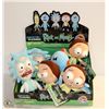 Image 1 : 9PC GALLACTIC PLUSHIES; RICK & MORTY STUFFY