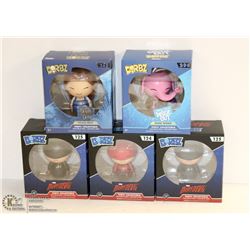 6PK DORBZ COLLECTIBLE FIGURINES; ASSORTED VARIETY
