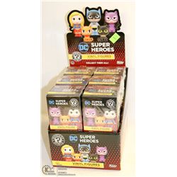 12PK FUNKO MYSTERY MINI FIGURINES; SUPER HEROES