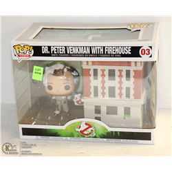 GHOSTBUSTERS FUNKO POP TOWN; DR. PETER VENKMAN