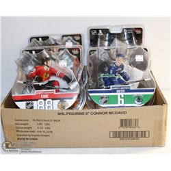 4PK KANE & BOESER NHL COLLECTIBLE FIGURINES
