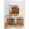 Image 1 : 3PK OF NARUTO SHIPPUDEN FUNKO POPS; KURAMA