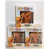 Image 1 : 3PK OF NARUTO SHIPPUDEN FUNKO POPS; KURAMA