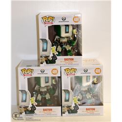 3PK OF OVERWATCH FUNKO POPS; BASTION