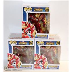 3PK OF AVENGERS INFINITY WAR FUNKO POPS;