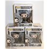 Image 1 : 3PK OF GAME OF THRONES FUNKO POPS; JON SNOW