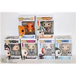 6PK OF ASSORTED FUNKO POPS; VARIETY PACK