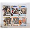 Image 1 : 6PK OF ASSORTED FUNKO POPS; VARIETY PACK