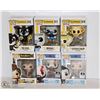 Image 1 : 6PK OF ASSORTED FUNKO POPS; VARIETY PACK
