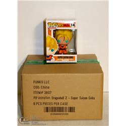 6PK OF DRAGONBALL Z FUNKO POPS; SUPER SAIYAN GOKU