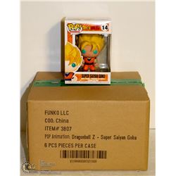 6PK OF DRAGONBALL Z FUNKO POPS; SUPER SAIYAN GOKU