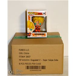 6PK OF DRAGONBALL Z FUNKO POPS; SUPER SAIYAN GOKU