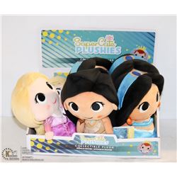6PK OF SUPER CUTE PLUSHIES; ASSORTED DISNEY PRINCESSES