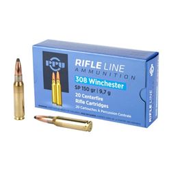 PPU 308WIN SP 150GR - 20 Rds