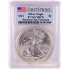 Image 1 : 2011 Struck at San Francisco $1 American Silver Eagle Coin PCGS MS70 First Strike
