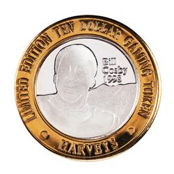 .999 Fine Silver Harveys Resort Lake Tahoe, Nevada $10 Limited Edition Gaming Token
