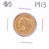 Image 1 : 1913 $5 Indian Head Half Eagle Gold Coin