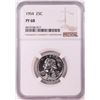 Image 1 : 1954 Proof Washington Quarter Coin NGC PF68