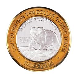 .999 Silver Sam's Town Las Vegas $10 Limited Edition Casino Gaming Token