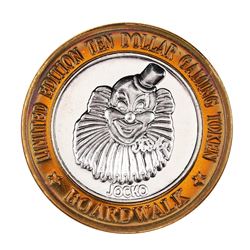 .999 Silver Boardwalk Casino Las Vegas, NV $10 Limited Edition Gaming Token