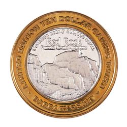 .999 Silver Barbary Coast Las Vegas, Nevada $10 Limited Edition Gaming Token