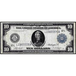 1914 $10 Federal Reserve Note San Francisco