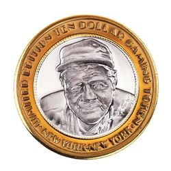 .999 Silver New York New York Casino Las Vegas $10 Limited Edition Gaming Token