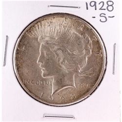 1928-S $1 Peace Silver Dollar Coin