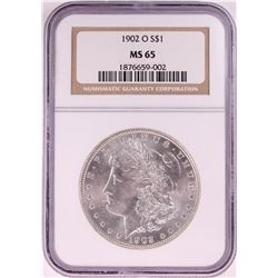 1902-O $1 Morgan Silver Dollar Coin NGC MS65