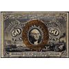 Image 1 : March 3, 1863 Second Issue Fifty Cents Fractional Currency Note
