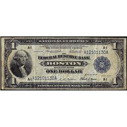1918 $1 Federal Reserve Bank Note Boston