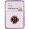 Image 1 : 1961 Proof Lincoln Memorial Cent Coin NGC PF69RD