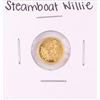 Image 1 : Rarities Mint Disney Mickey "Steamboat Willie" 1 Gram .999 Fine Gold Round