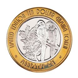 .999 Silver Mandalay Bay Resort & Casino Las Vegas, NV $10 Limited Casino Token