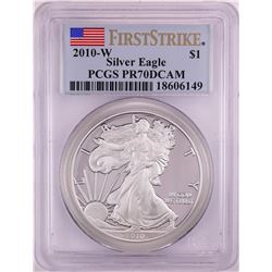 2010-W Proof $1 American Silver Eagle Coin PCGS PR70DCAM