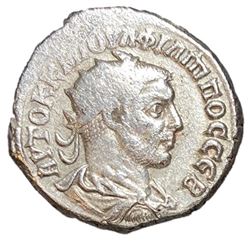 Philip I 244 - 249 AD Silver Tetradrachm of Anti