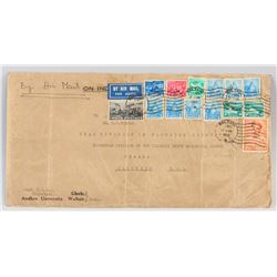 41 Assorted Indian Stamps with Envelope