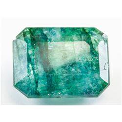 10ct Emerald Cut Green Natural Emerald GGL