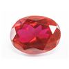 Image 1 : 12.50ct Oval Cut Pinkish Red Natural Ruby GGL